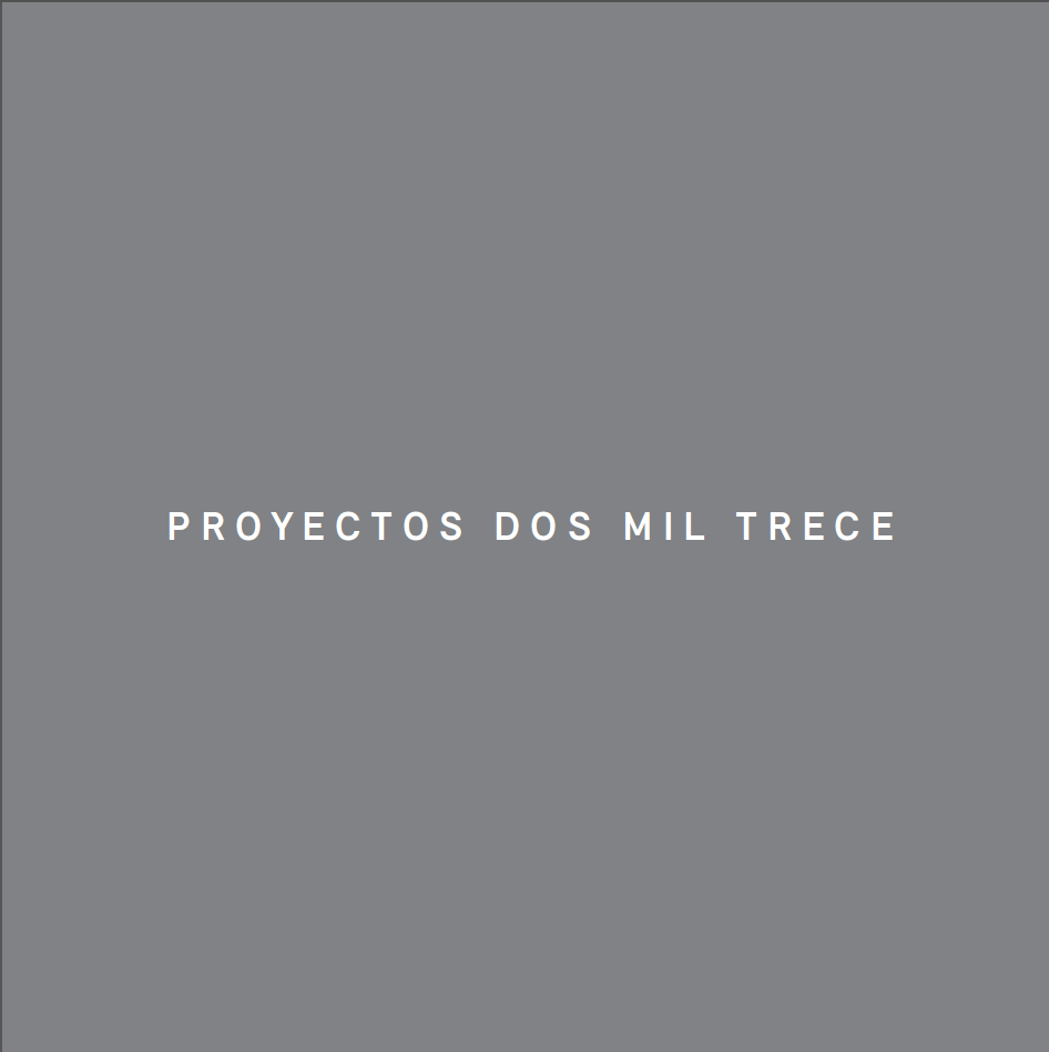 Proyectos 2013